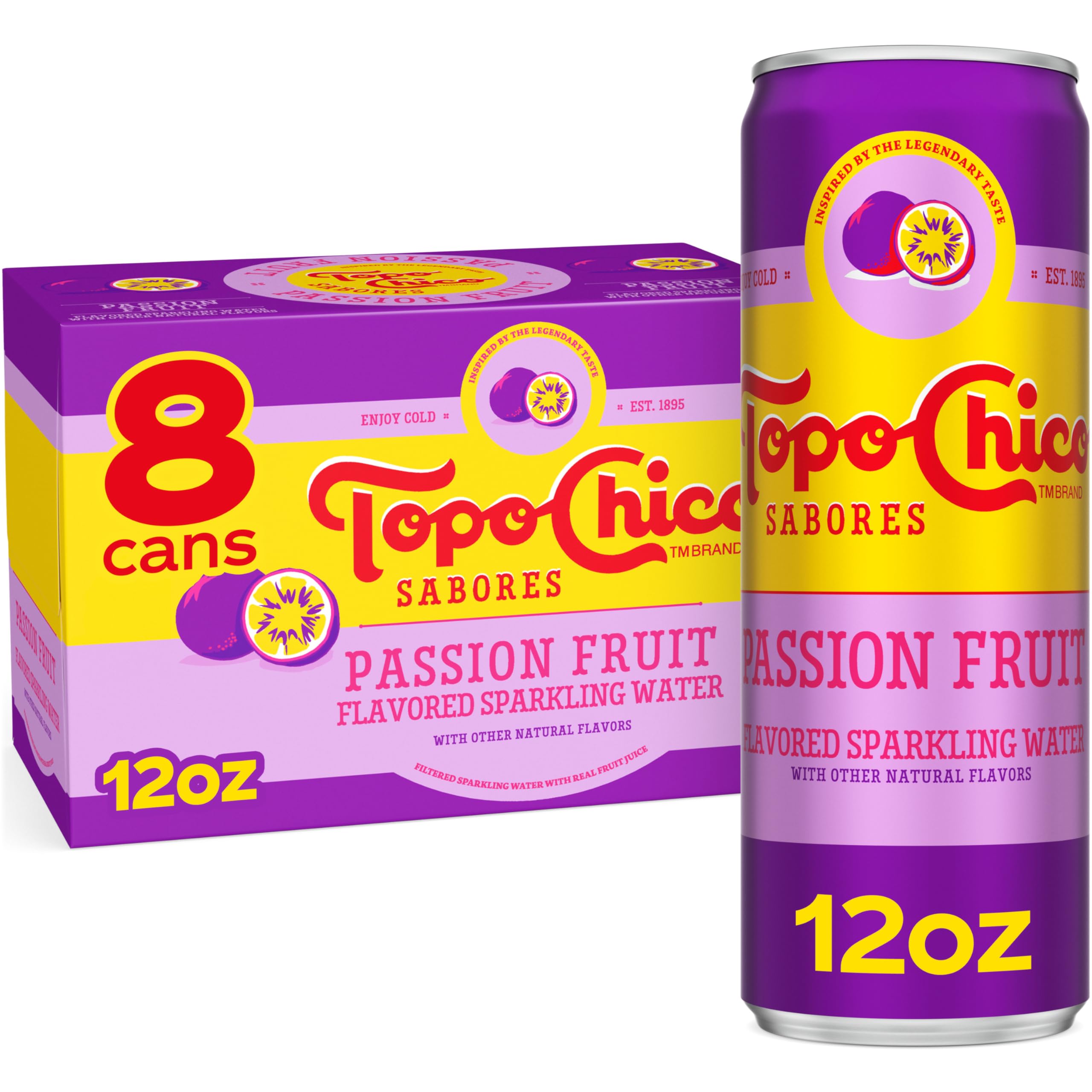 Amazon.com: Topo Chico Sabores Passionfruit Flavored Sparkling